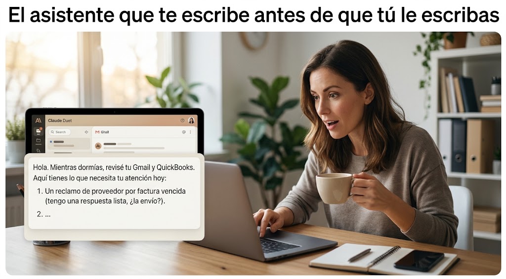 El asistente que te escribe antes de que tú le escribas